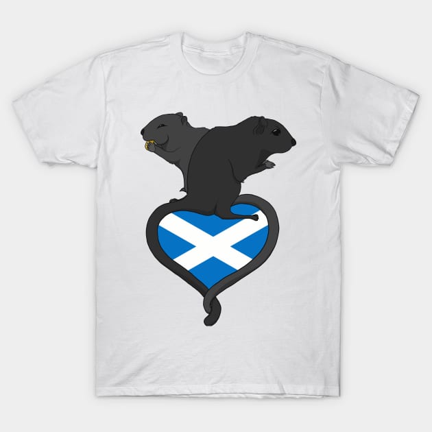 Gerbil Scotland (dark) T-Shirt by RampArt